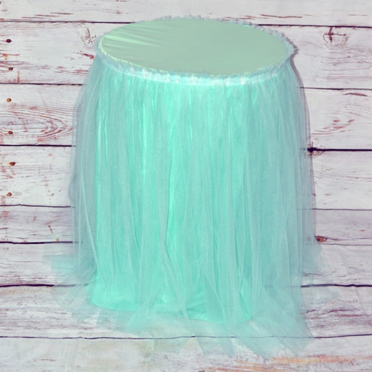 Mint Tutu Pedestal Covers