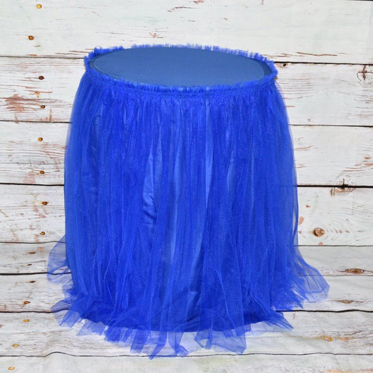 Blue Tutu Pedestal Covers