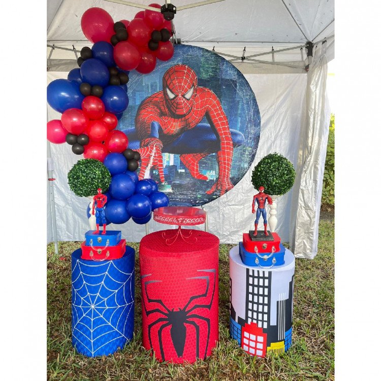 Piñata Número 7 Temática Spiderman 🕷️