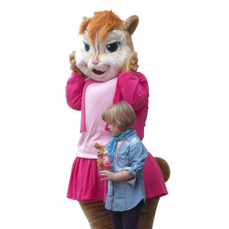 Female Chipmunks Characters - Kids Fairyland Party Rental Lauderhill FL