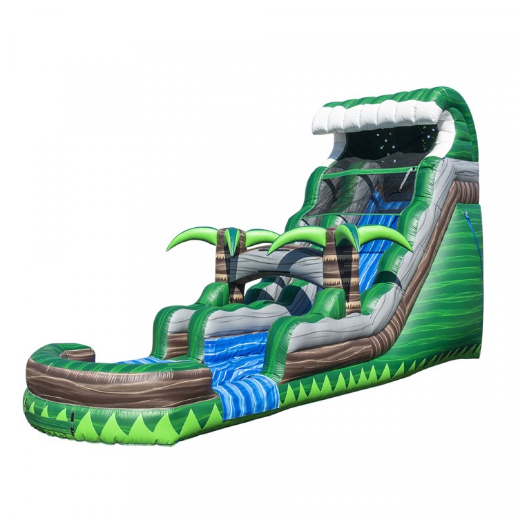 18 Ft Esmerald Crush Tsunami Water Slide